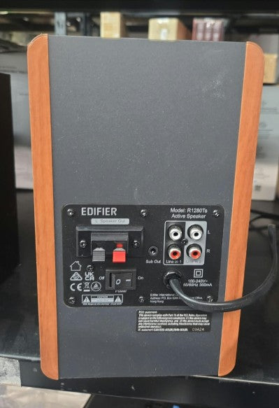 (Good) Edifier R1280Ts Powered Bookshelf Speakers | 42W RMS • Subwoofer Output