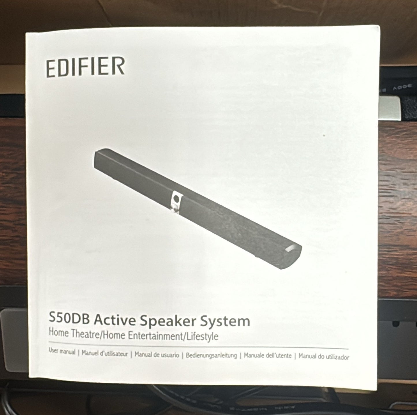 Edifier S50DB Soundbar Bluetooth v4.1 for Movies and Music with Subwoofer Ready Output and Wall Mount
