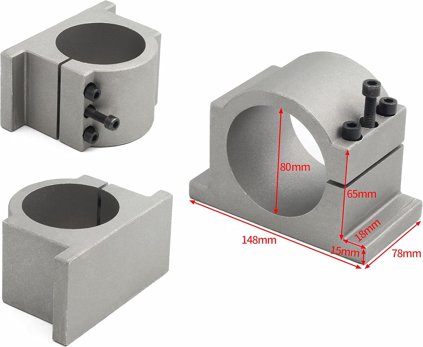 (New Open Box) RATTMMOTOR CNC Spindle Motor Kit 220V 2.2KW Water Cooled Spindle Motor ER20 24000RPM