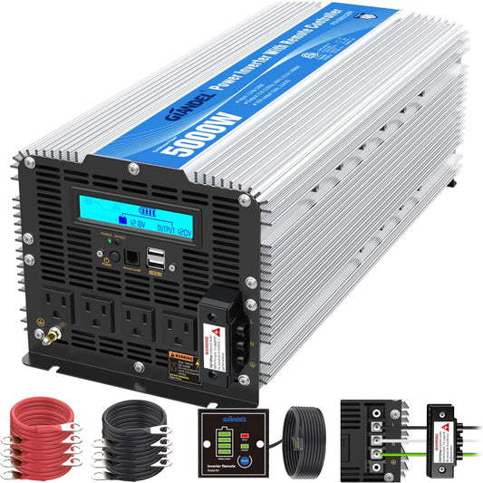 (Excellent) Giandel 5000Watt Heavy Duty Modified Sine Wave Power Inverter Approved by CETL Converts DC