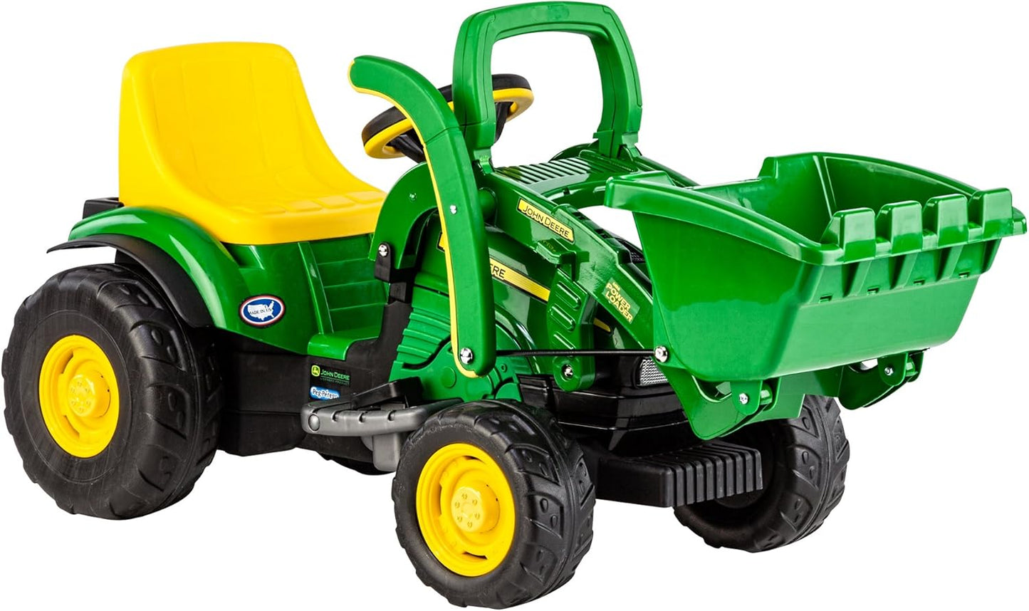 (New Open Box) Peg Perego -John Deere Mini Power Loader Ride-on Vehicle