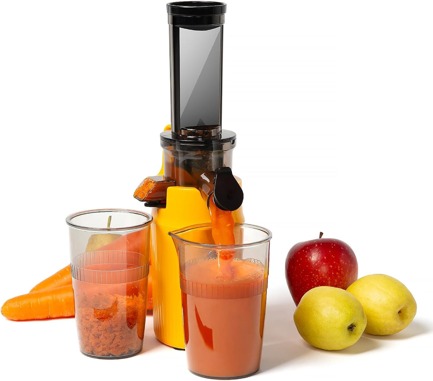 (Excellent) Ventray Ginnie Mini Cold Press Juicer, Small Slow Masticating Juicer for Vegetables and Fruits