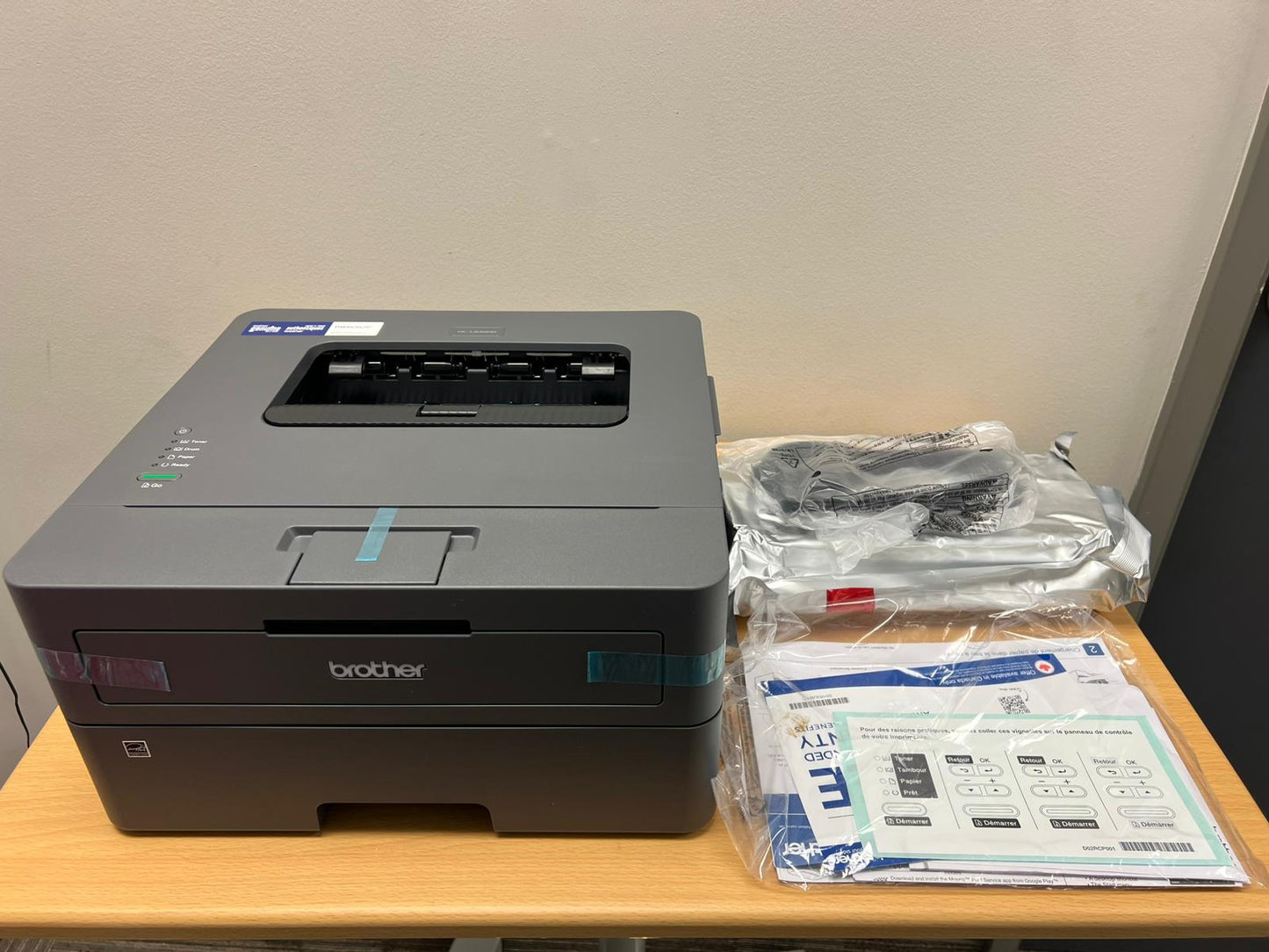 (New Open Box) Brother HL-L2400D Compact Monochrome Laser Printer with Duplex Printing, USB connectivity