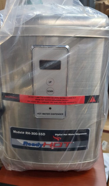 (New Open Box) Ready Hot  Instant Hot Water Dispenser | 2.5 Quart • Digital Display • Polished Chrome