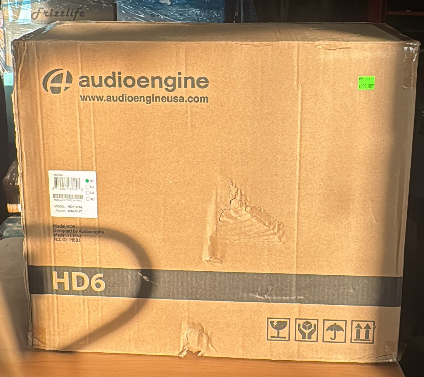 (New Open Box) Audioengine HD6 150W Wireless Powered Bookshelf Speakers, Enceintes de bibliothèque - Bluetooth aptX HD, USB 24-Bit DAC & Analog Amplifier