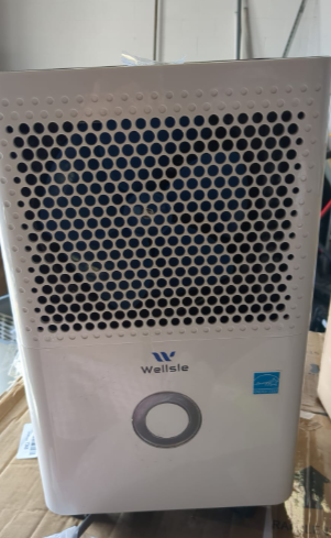 (New Open Box) Wellsle 40 Pint Dehumidifier for Basement & Home, Covers 2500 Sq.Ft, with Drain Hose & Auto Humidity Control, Quiet for Bedroom, Bathroom, Garage