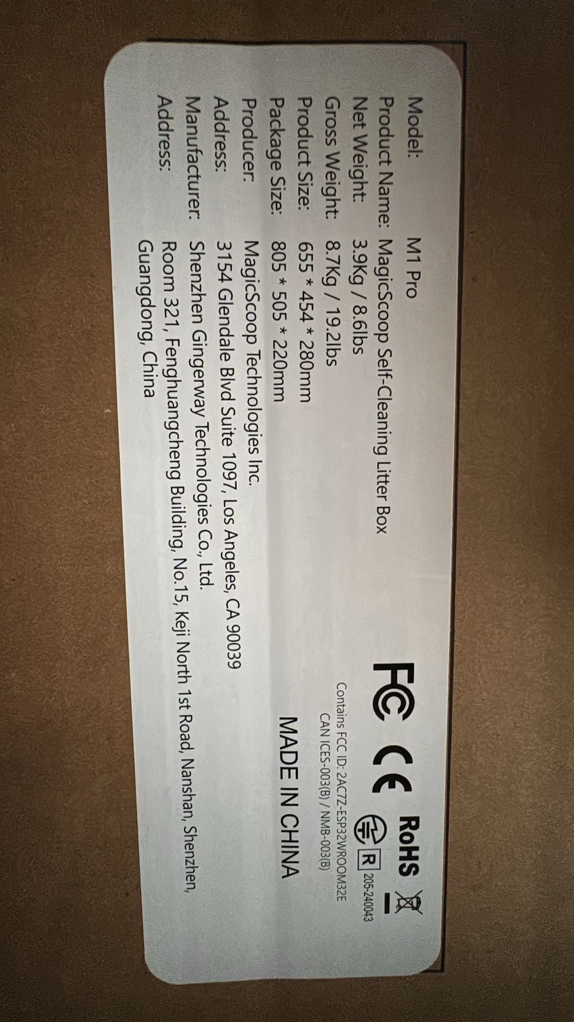 Magic Scoop M1 Pro Automatic Self-Cleaning Cat Litter Box for Multiple Cats,Open-Top, High-Sided, Odor Control, No Scooping, Anti-Stick, Smart App Control, Large Capacity, Litiere Pour Chat Autonettoyant