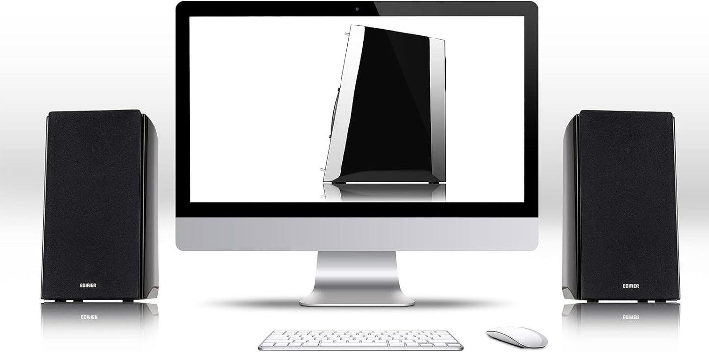 (New Open Box) Edifier R2000DB Active Bluetooth Bookshelf Speakers - RMS with 5″ Large Woofer