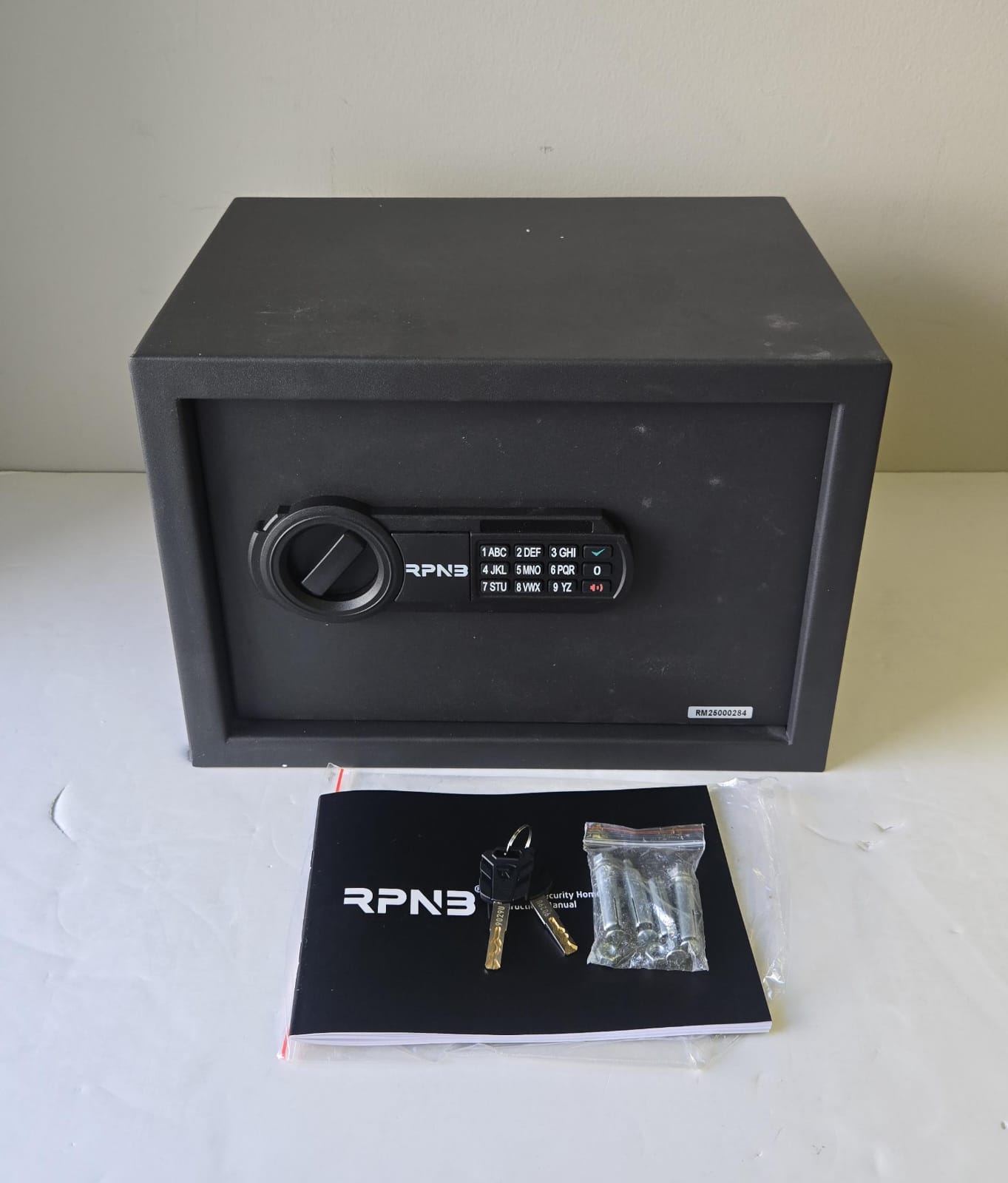 (New Open Box) RPNB Deluxe Safe and Lock Box, Digital Keypad Safe Box,Steel Alloy Small Safes, 0.5 Cubic Feet