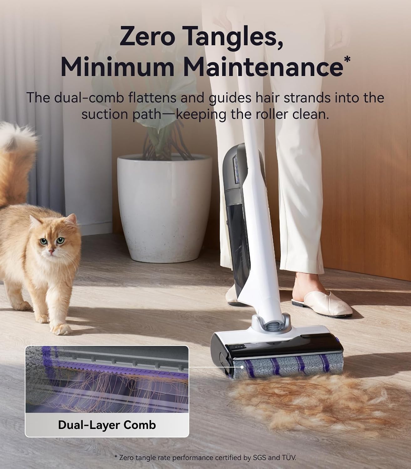 (New Open Box) NARWAL S30 Wet Dry Vacuum Cleaner, 20000Pa, Self Cleaning