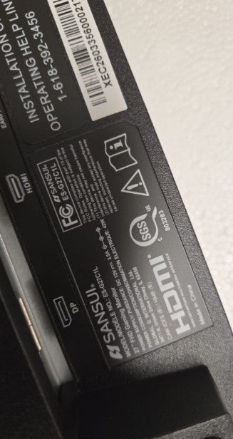 (New Open Box)  SANSUI 27" Curved Gaming Monitor | 160Hz • 1ms • FHD 1080P |