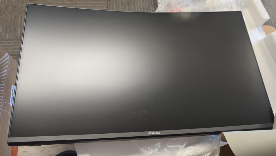 (New Open Box) SANSUI Curved 24 Inch Gaming Monitor 160Hz FHD 1080P Computer Monitor MPRT 1ms 1500R Fast VA, Freesync,HDR,3000:1 Contrast Ratio, HDMI2.0,DP1.4, VESA Compatiable(ES-G24C1L HDMI Cable Included)