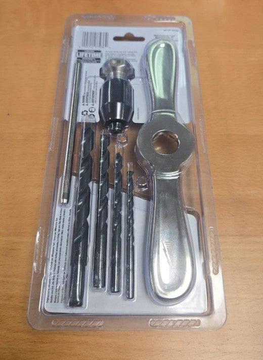 (Brand New) Milwaukee Tool SAE Tap and Die Set with HEX-LOK 2-in-1 Handle (15-Piece)