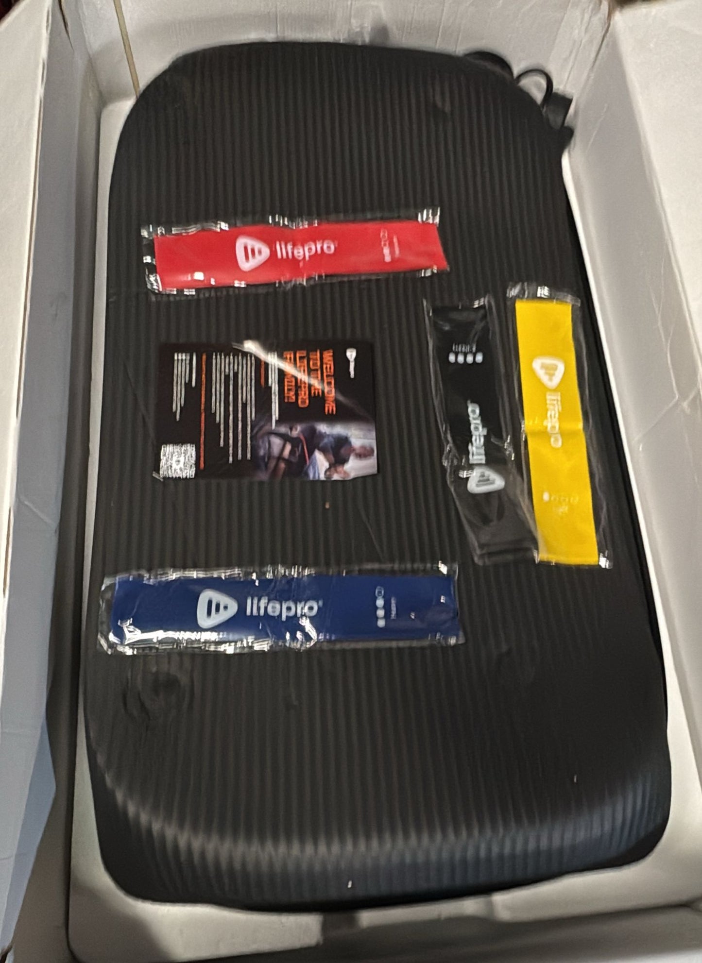 (Excellent) Lifepro Rumblex Plus 4D Vibration Plate Exercise Machine with Triple Motor Oscillation, Linear & Pulsation -Rhythm Vibrating Plate with Handles for Whole-Body Workout Equipment at Home