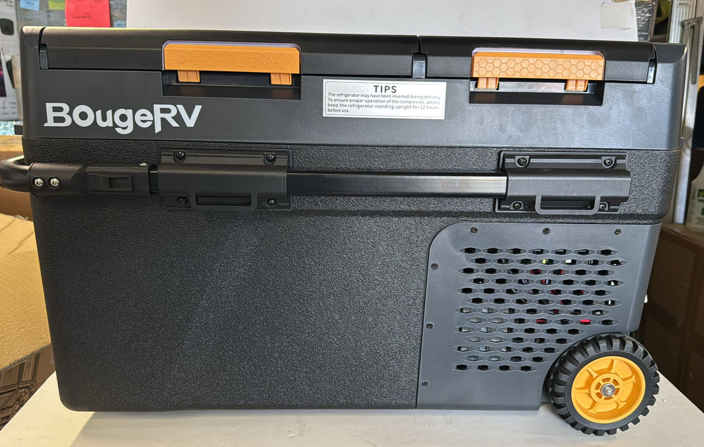 (Excellent) BougeRV 12 Volt Car Refrigerator, 43 Quart Portable Fridge Freezer with APP Control