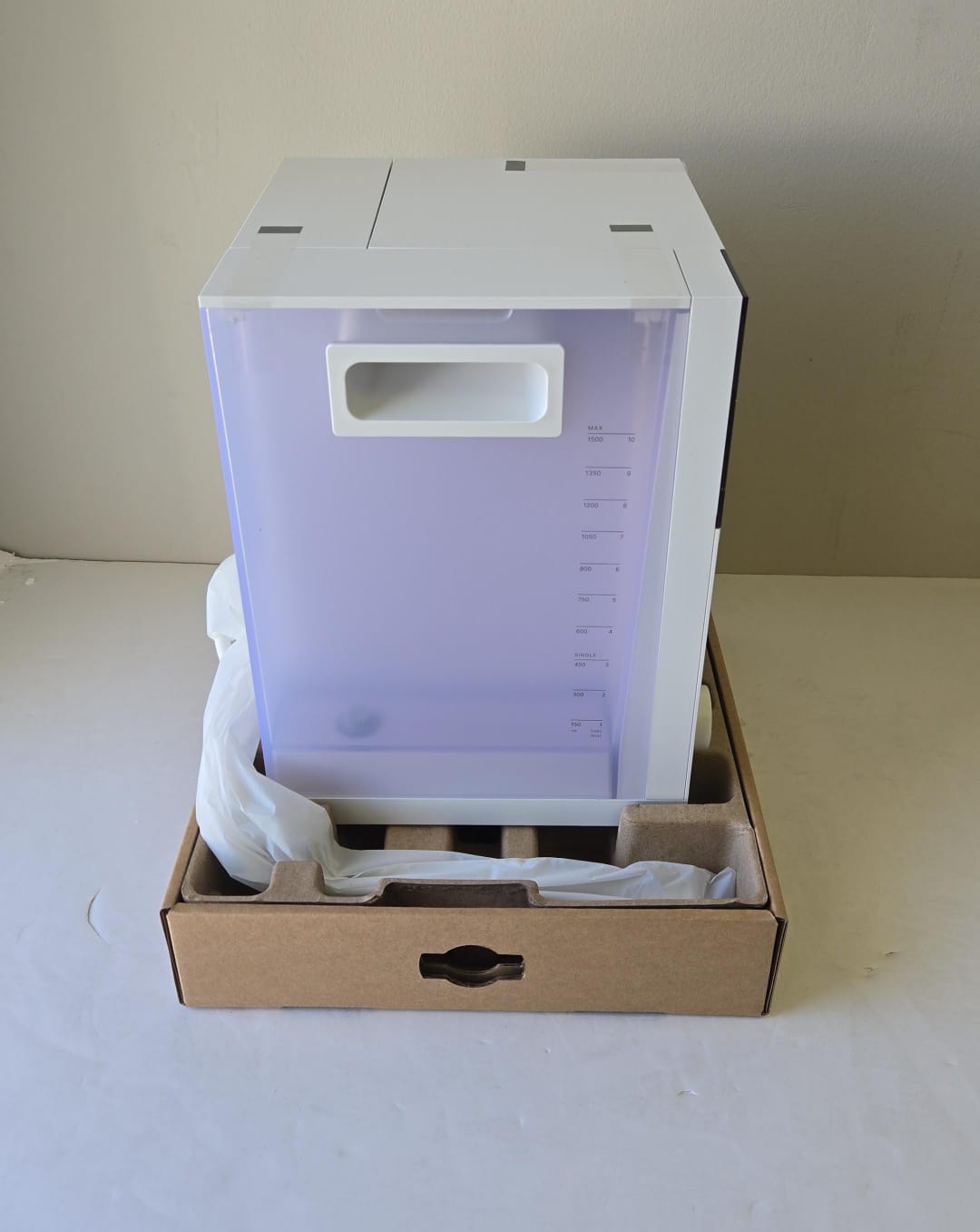 (Brand New) Fellow Aiden Precision Coffee Maker - 10-Cup Capacity, Built-In Brewing Guidance, Matte White