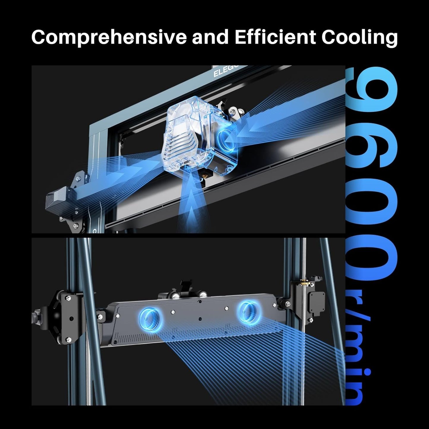 (New Open Box) ELEGOO Neptune 4 Plus 3D Printer, 500mm/s High-Speed Fast FDM Printer