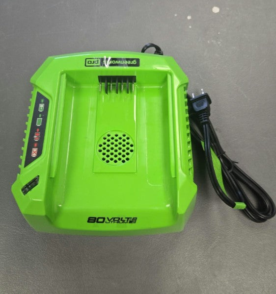 (Never Used) Greenworks PRO 80V Lithium Ion Single Port Rapid Battery Charger