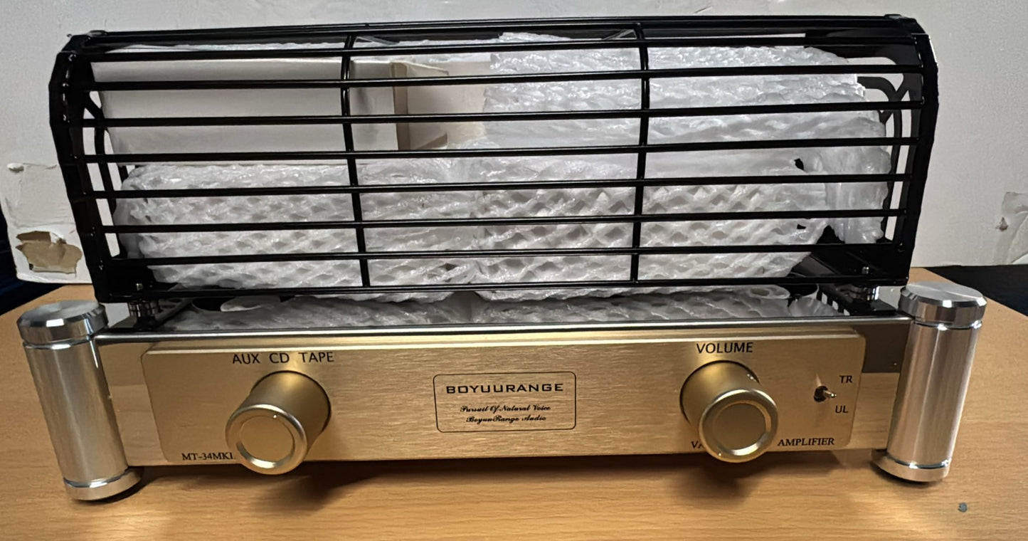 (New Open Box)  BoyuuRange MT-34 MKII EL34 Tube Hi-Fi Integrated Amplifier – Push-Pull | Audiophile Sound
