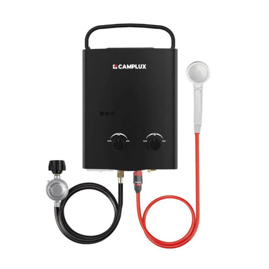 (New Open Box) Camplux AY132B 5L 1.32 GPM Outdoor Portable Propane Tankless Water Heater