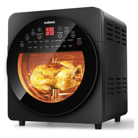 (Excellent) Cusimax 15.5 Quart 16-in-1 Air Fryer Toaster Oven - Convection Roaster with Rotisserie & Dehydrator