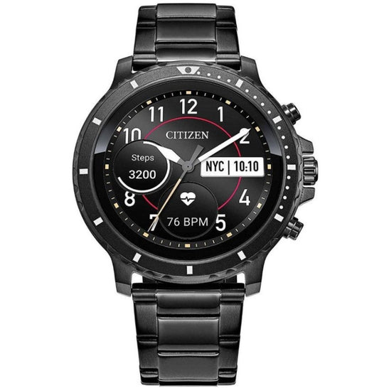 Refurbished (Good)  Citizen CZ Smart 46mm Stainless Steel Smartwatch Touchscreen, Heartrate, GPS, Bluetooth