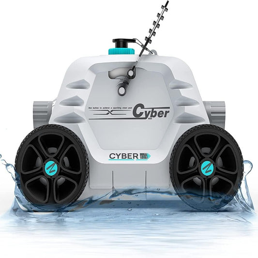 Refurbished (excellent) Ofuzzi Cyber 1000 Cordless Robotic Pool Cleaner, Max.95 Mins Runtime, 2.5H Fast Charge, Auto-Dock