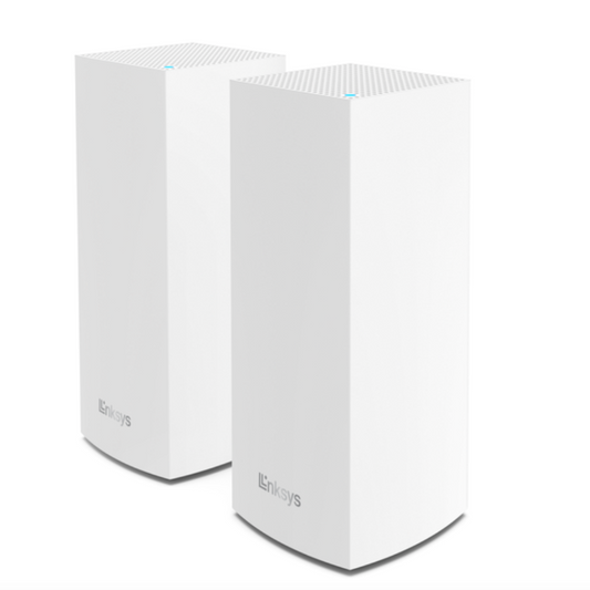 Linksys MX8400-CA Velop AX4200 Whole Home Mesh Tri-Band Wi-Fi 6 System - 2 Pack - White