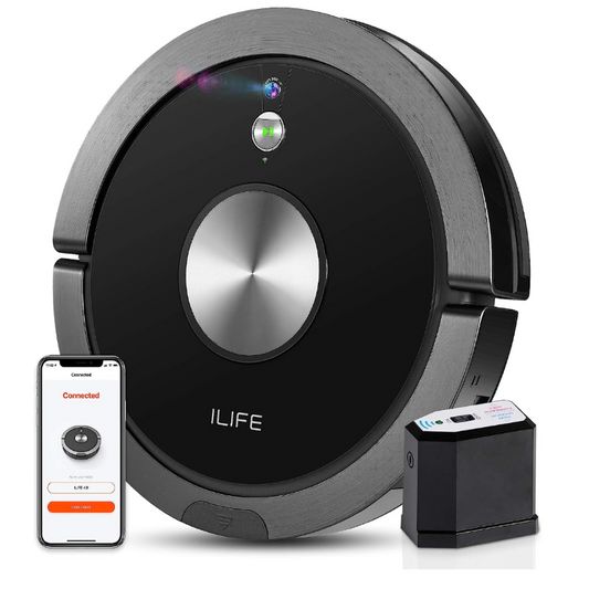 Open Box ILIFE A9 Robot Vacuum Cleaner, Wi-Fi Connected, Cellular Dustbin, Strong Suction