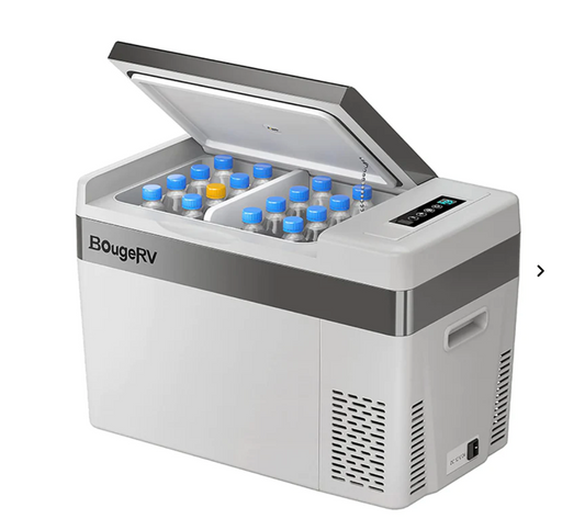 (Excellent) BougeRV 12V 30 Quart (28L) Portable Fridge – Model CR28