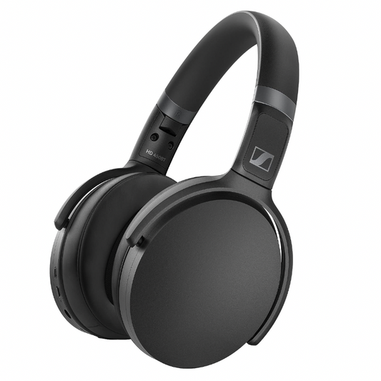 Used (Excellent) SENNHEISER HD 450BT Bluetooth 5.0 Wireless Headphone with Active Noise Cancellation - 30-Hour Battery Life, USB-C Fast Charging, Virtual Assistant Button, Foldable - Black