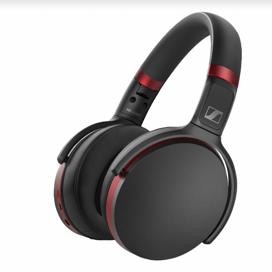Refurbished (Excellent) Sennheiser HD 458BT Over-Ear Noise Cancelling Bluetooth Headphones - Black