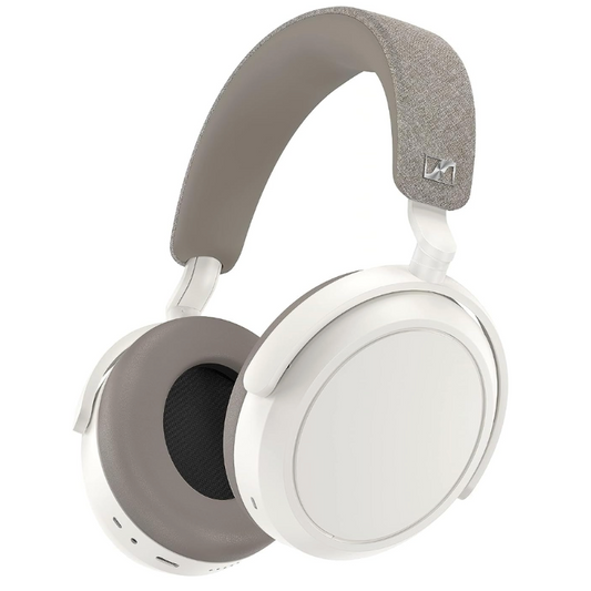 Refurbished (Excellent) SENNHEISER Momentum 4 Wireless Headphones - Bluetooth Headset for Crystal-Clear Calls with Adaptive Noise Cancellation, 60h Battery Life, Customizable Sound and Lightweight Folding Design, White