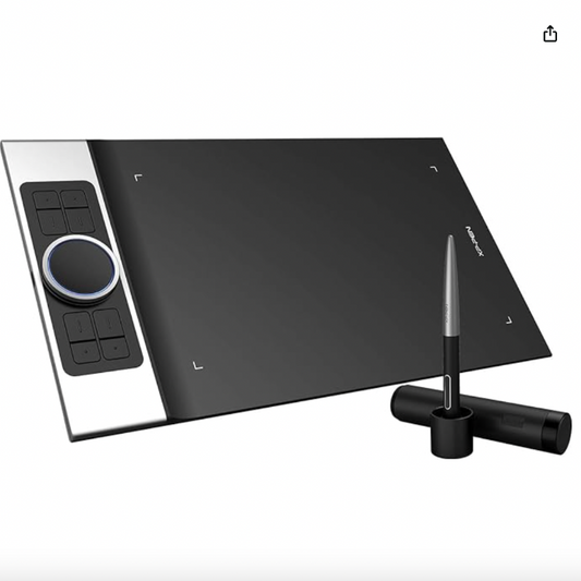 New Open Box XP-PEN Deco Pro Graphics Drawing Tablet 11x6 Inch Ultrathin Digital Pen Tablet with Tilt Function Double Wheel and 8 Shortcut Keys (8192 Levels Pressure)(Medium)
