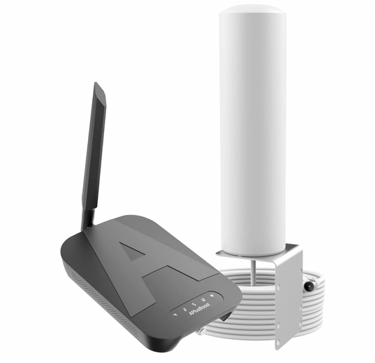 Refurbished (Good) Cell Phone Booster for Band 12/17/5/2/25/4,Signal Booster for House/Apartment/Office Boosts 5G 4G LTE Voice for Telus,Bell, Rogers and All Canadian Carriers, Cellular Repeater Kit up to 1500 sq ft, IC Approved