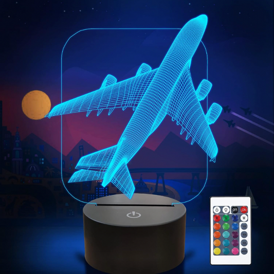 3D Night Light 16 Colors Changing Night Lamp for Kids with Remote Control, 3D Illusion Lamp Birthday Gifts from Age 2 3 4 5 6+ Years for Boys Girls Men Women