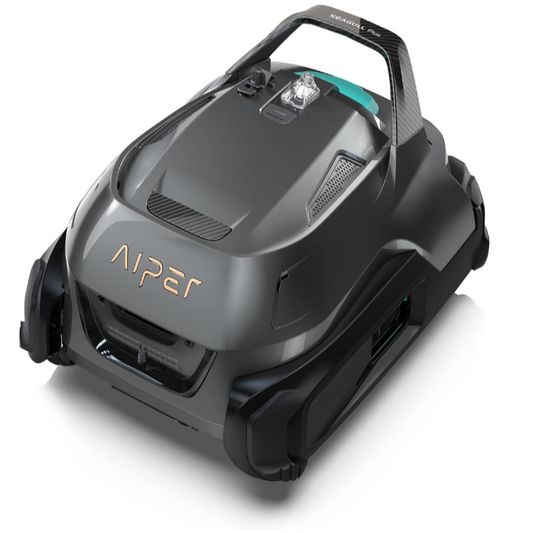 Refurbished (Excellent) AIPER Seagull Plus Cordless Pool Vacuum, Robotic Pool Cleaner Lasts 110 Min, Stronger Power Suction, LED Indicator, Ideal for Above/In-Ground Flat Pools up to 60 Feet