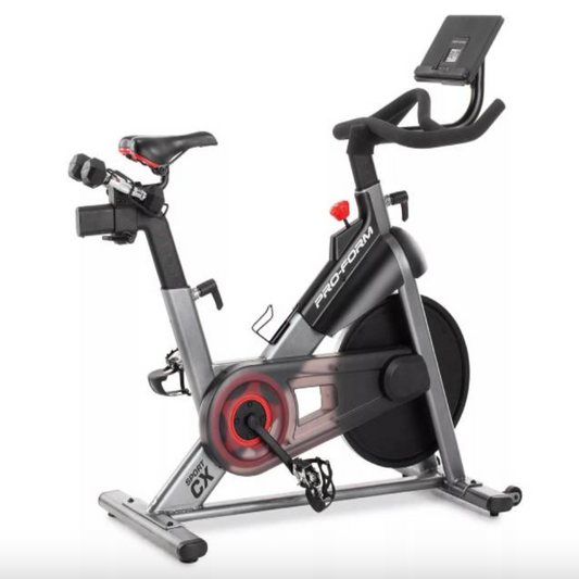 New Open Box -  PROFORM SPORT CX STATIONARY EXERCISE BIKE WITH 3-LB. DUMBBELLS