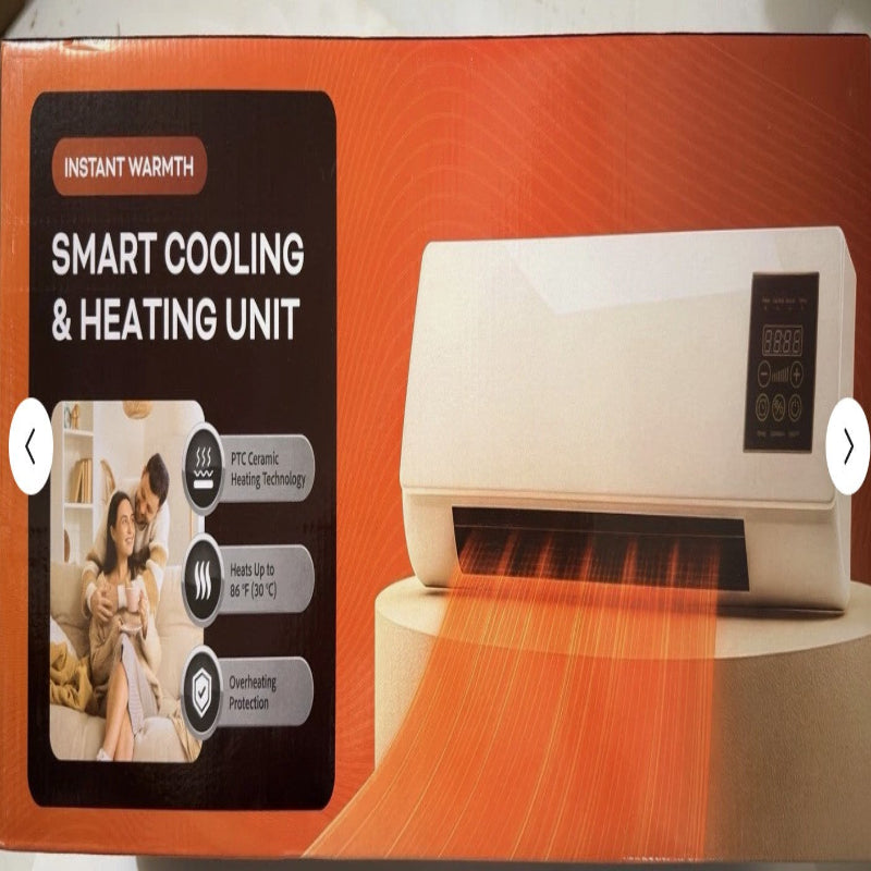 (New Open Box) 22" Wall Mounted Space Heater | Smart PTC Ceramic • Remote Control • WJX-668 •