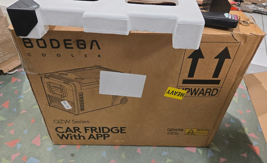 (New Open Box) BODEGACOOLER QZW58 61QT Portable Car Refrigerator | 12V • APP Control