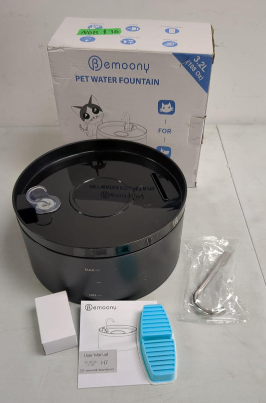(New Open Box) Bemoony Pet Water Fountain (3.2L)