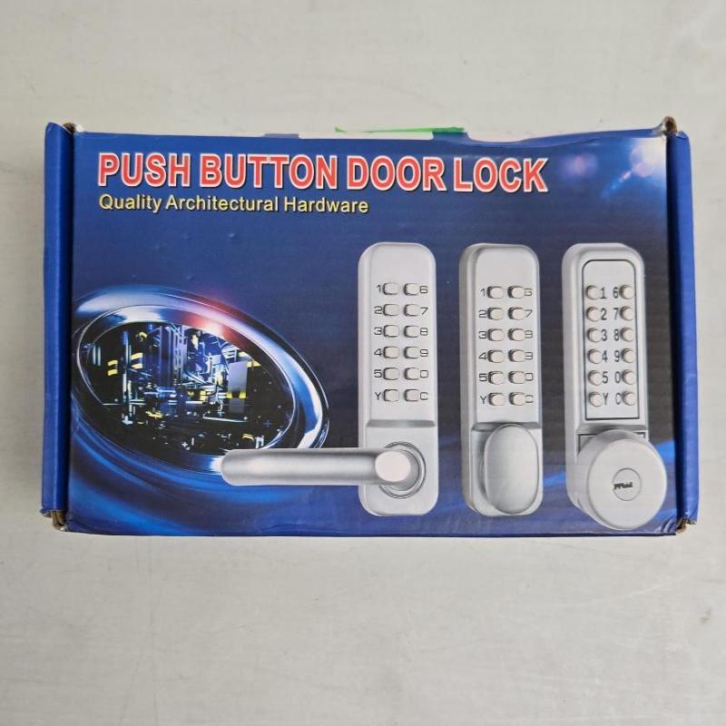 (New Open Box) Waterproof Mechanical Digital Door Lock Push Button Key ...