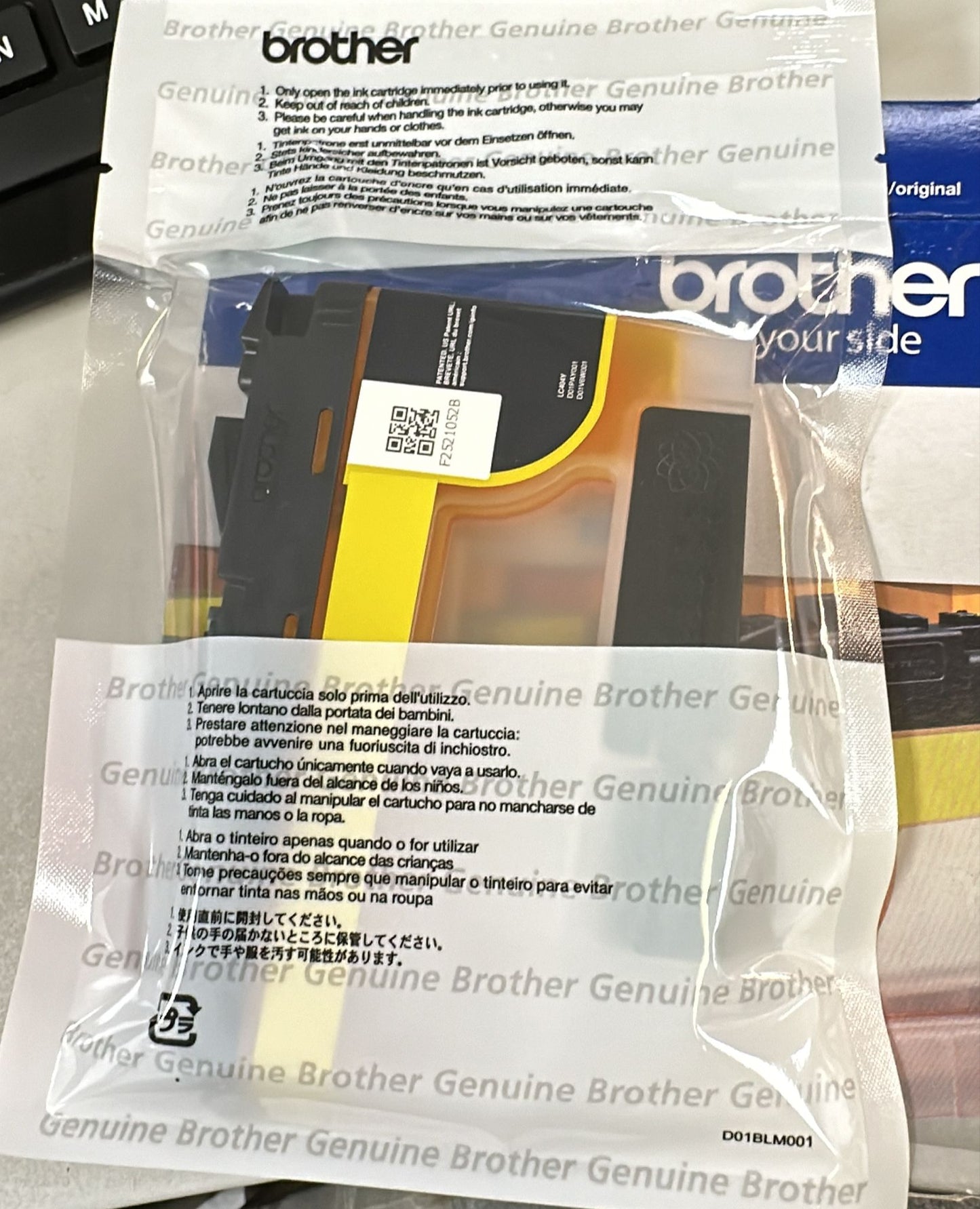 (Brand new) Brother Genuine LC404YS Standard-Yield Yellow Ink Cartridge