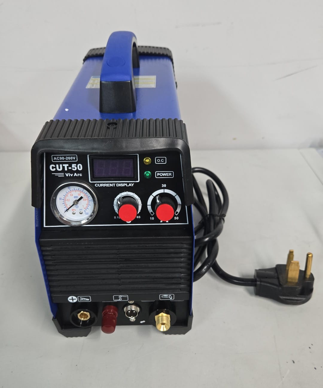 Plasma Cutter, 55A Non-Touch Pilot Arc Inverter DC Inverter 120/240V Dual Voltage Cutting