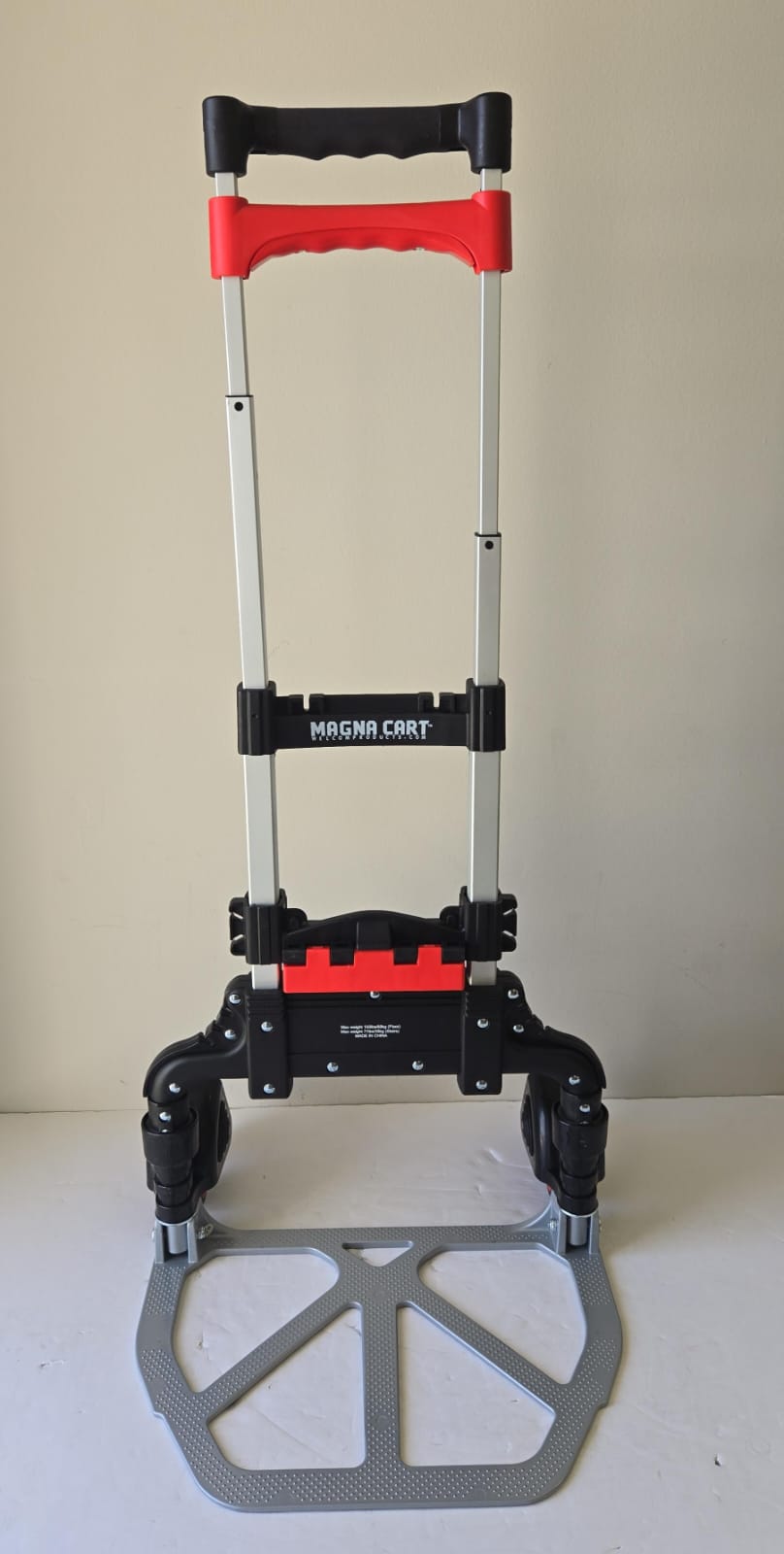 (Brand New) Magna Cart Stair Climbing 6-Wheel Folding Aluminum Hand Truck Dolly Cart with Tote Attachment
