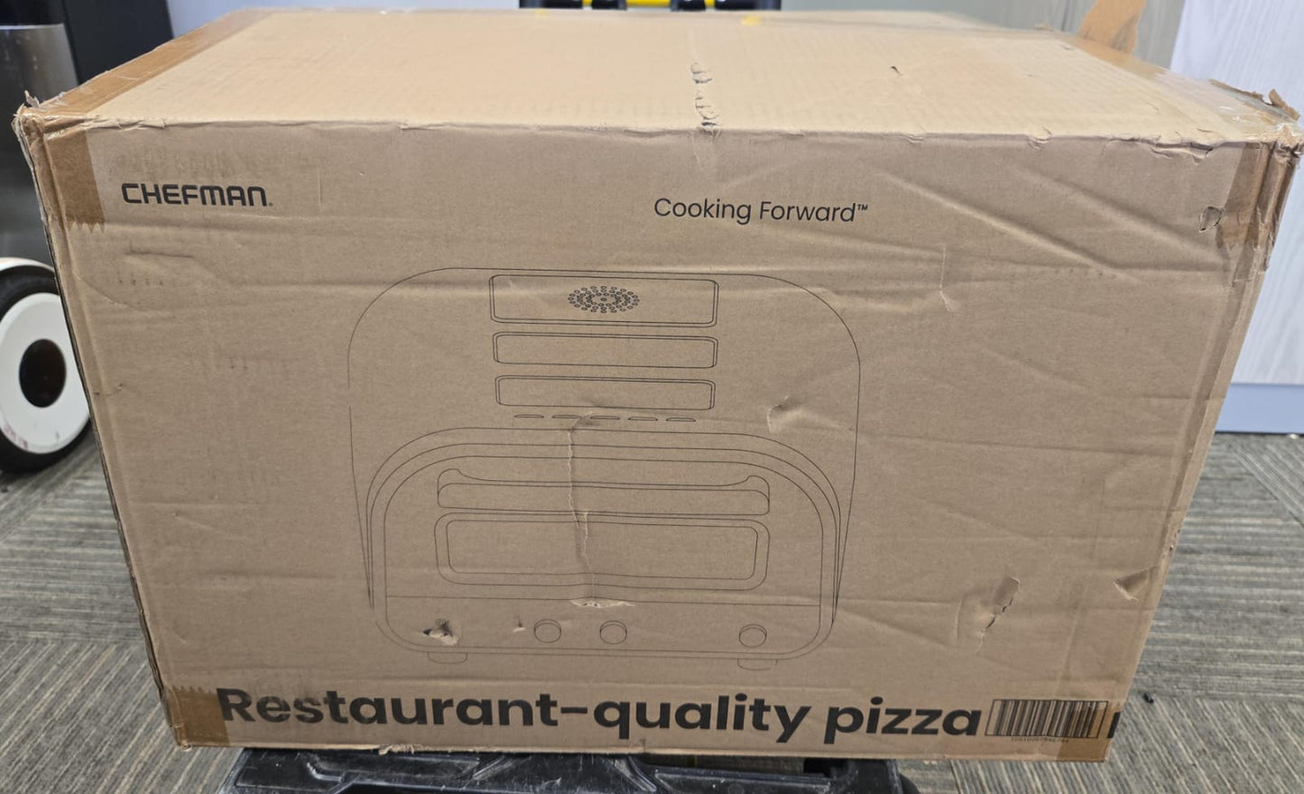 (Brand New) CHEFMAN Indoor Countertop Electric Pizza Oven, 5 Touchscreen Presets
