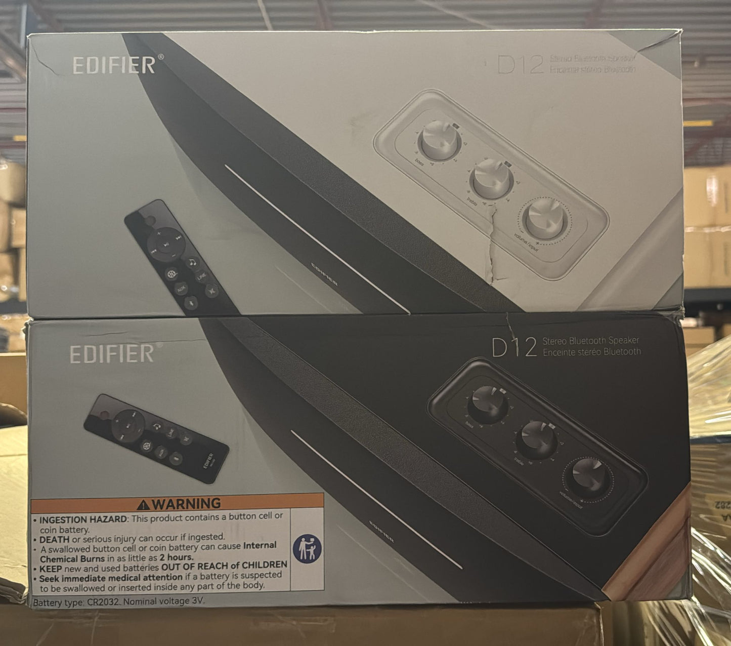 (New Open Box) Edifier D12 Integrated Desktop Computer Speakers with Bluetooth 5.0, Wireless Stereo