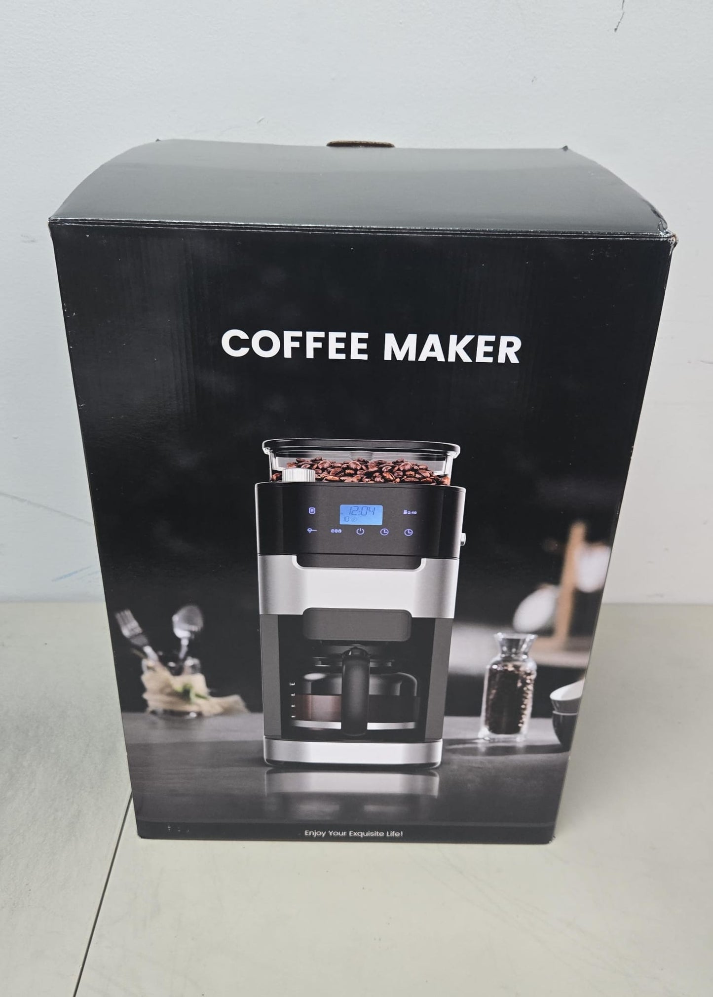 (Good) 10-Cup Drip Coffee Maker with Built-In Grinder-CM8025
