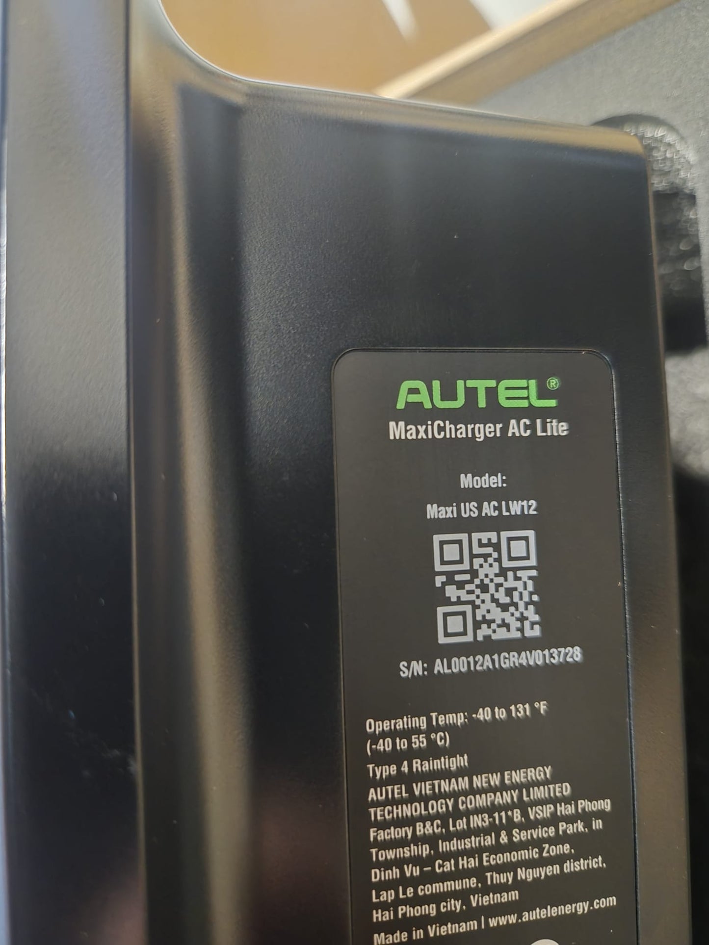 Autel MaxiCharger Maxi US AC LW12 Level 2 EV Charger 50A | 25 foot cable • Hardwired