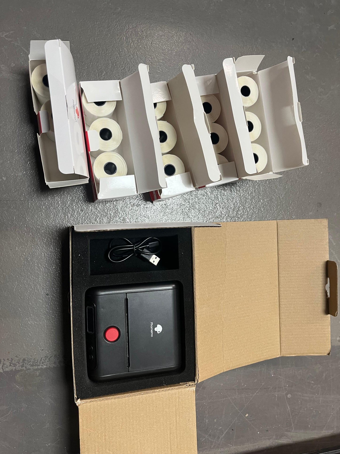 (Excellent) Phomemo M200 Label Maker | 3" Bluetooth Thermal Printer • Rolls Included